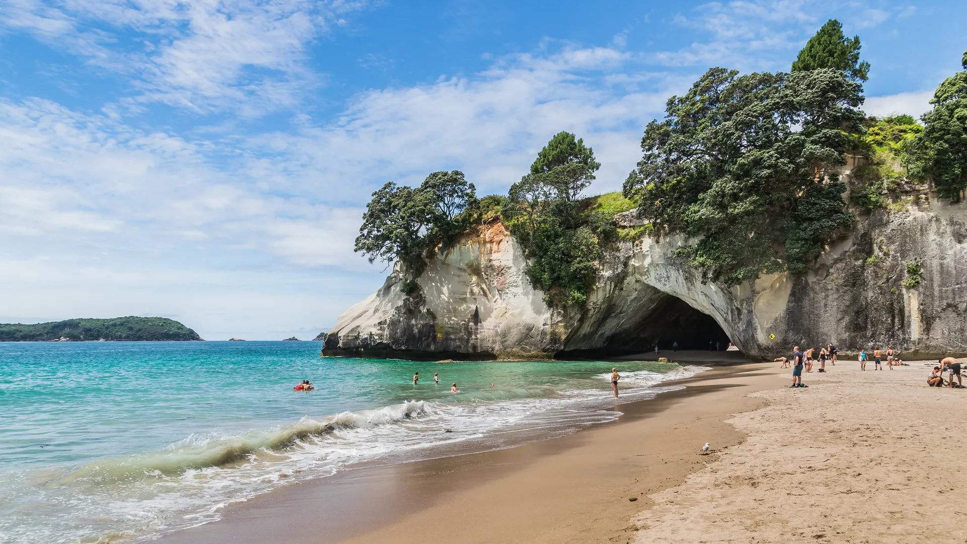 Cathedral Cove landscape
