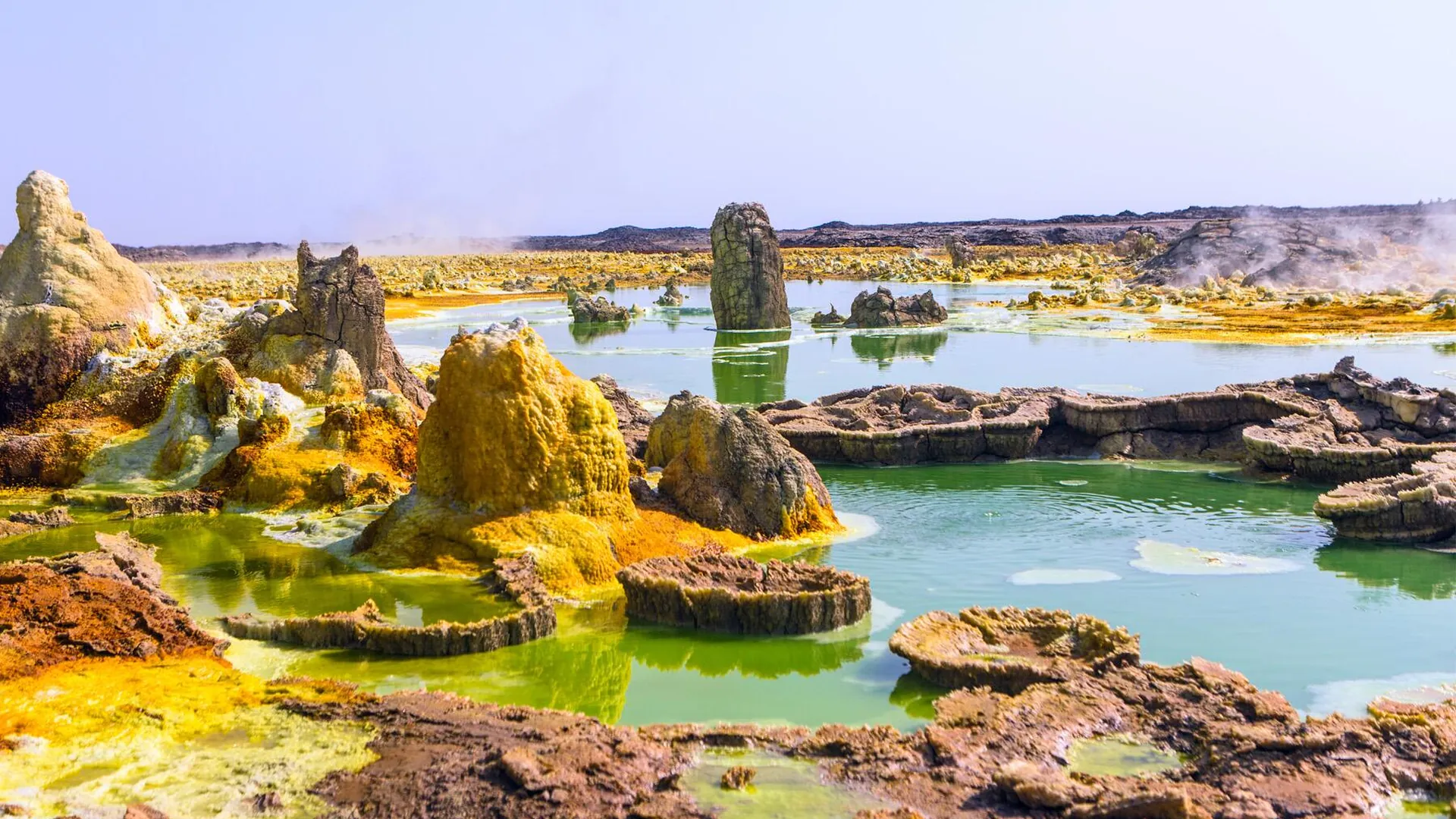 Dallol Hydrothermal Field landscape