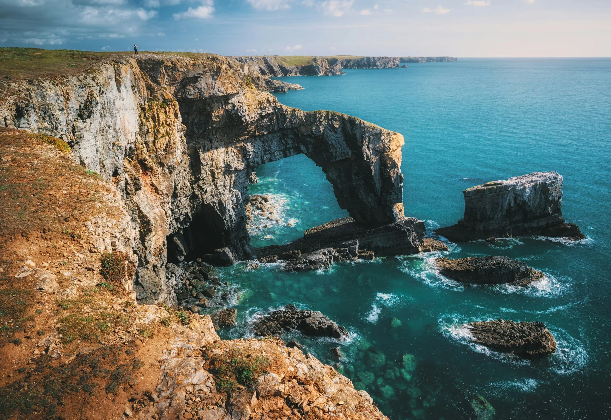 Green Bridge of Wales landscape