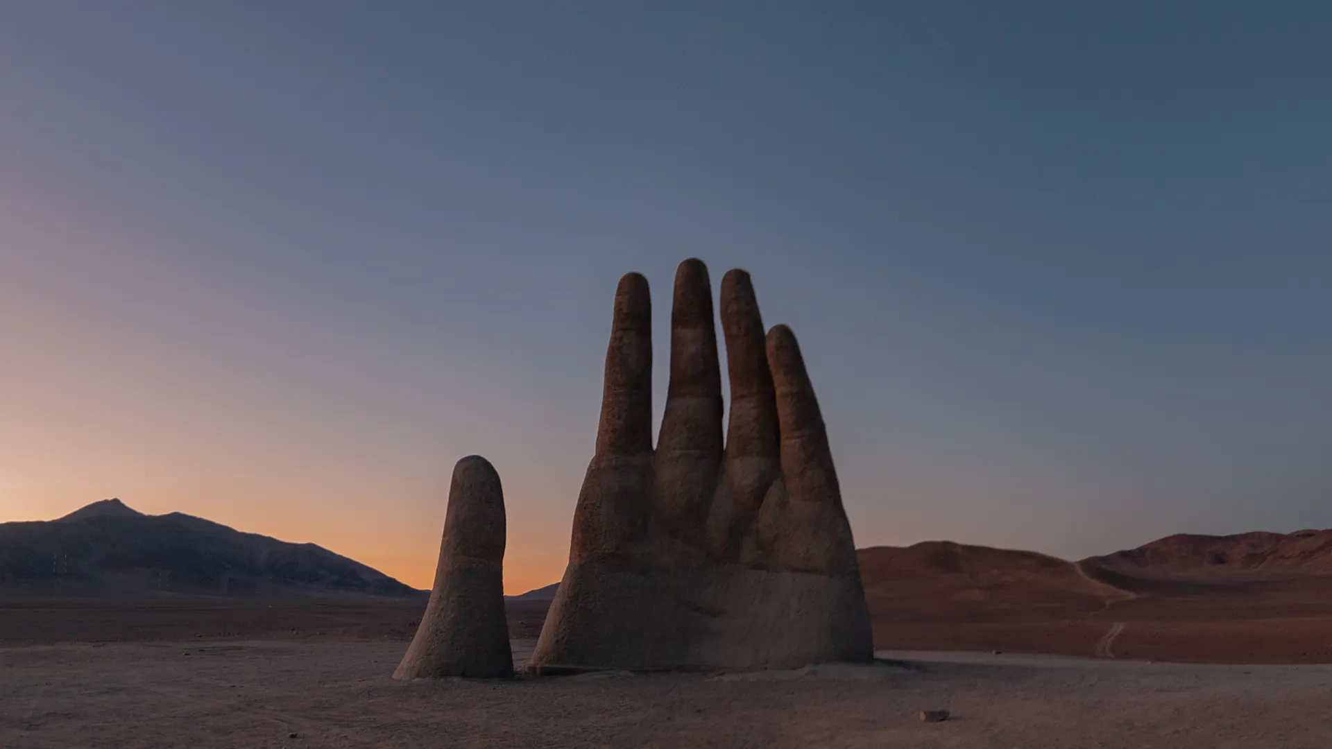 Hand of the Desert landscape