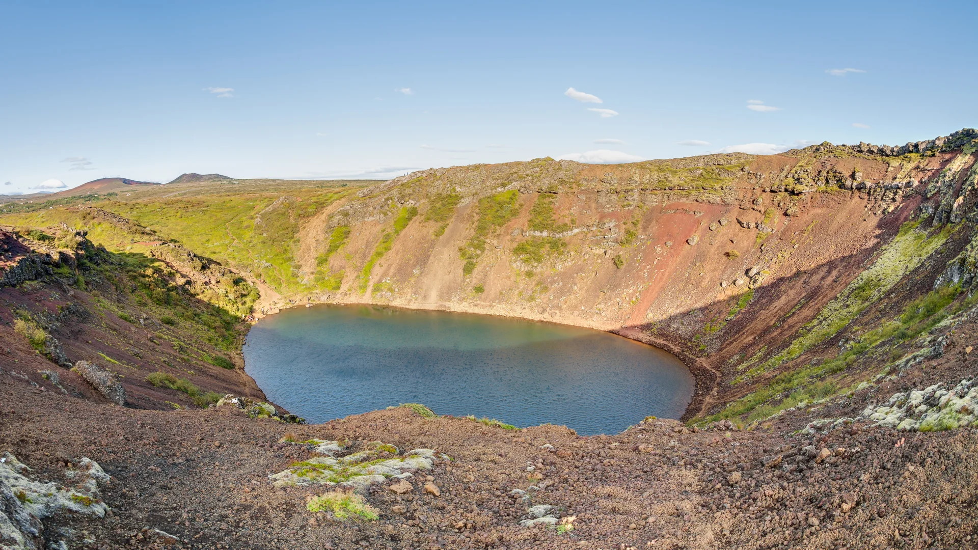 Kerið Crater landscape