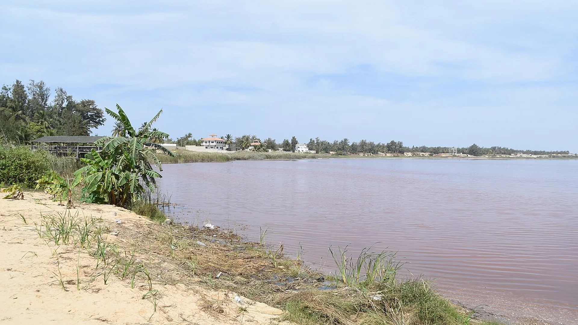 Lake Retba landscape