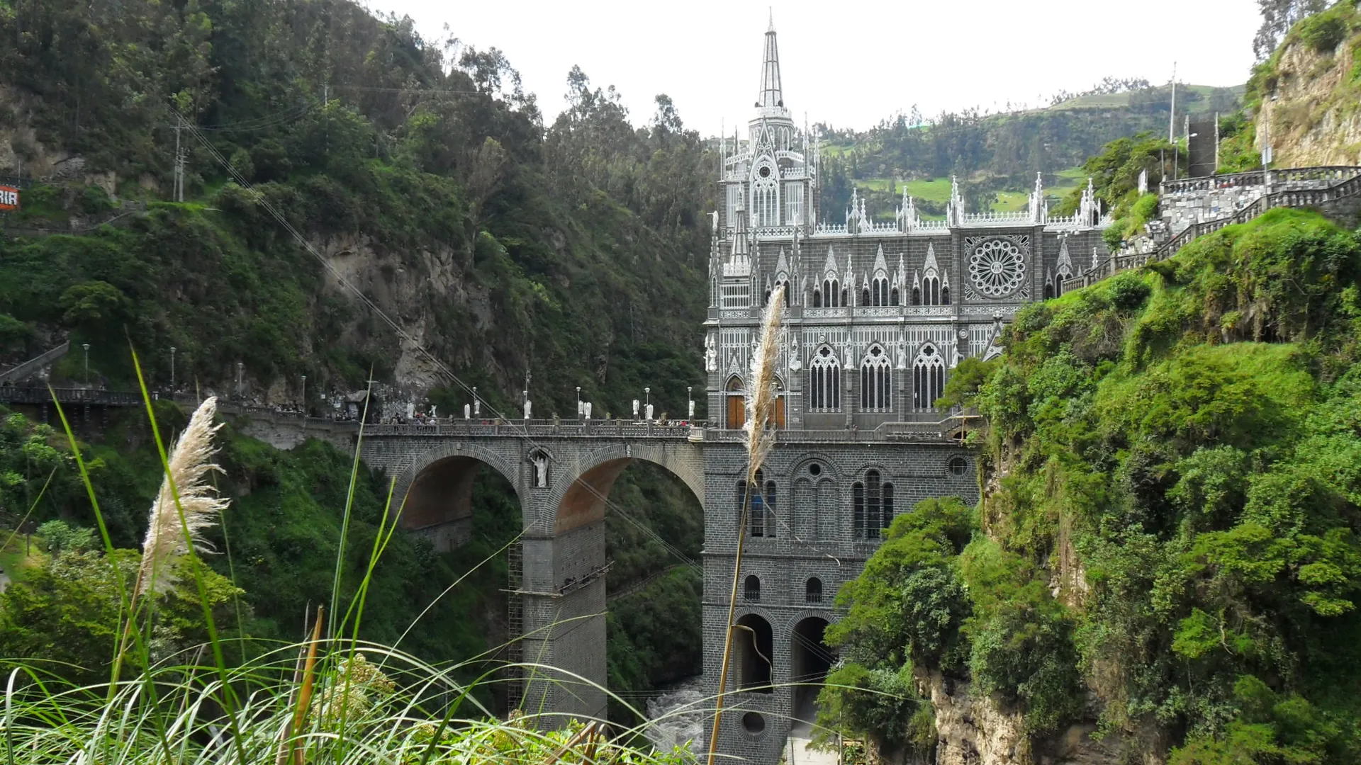 Las Lajas Sanctuary landscape