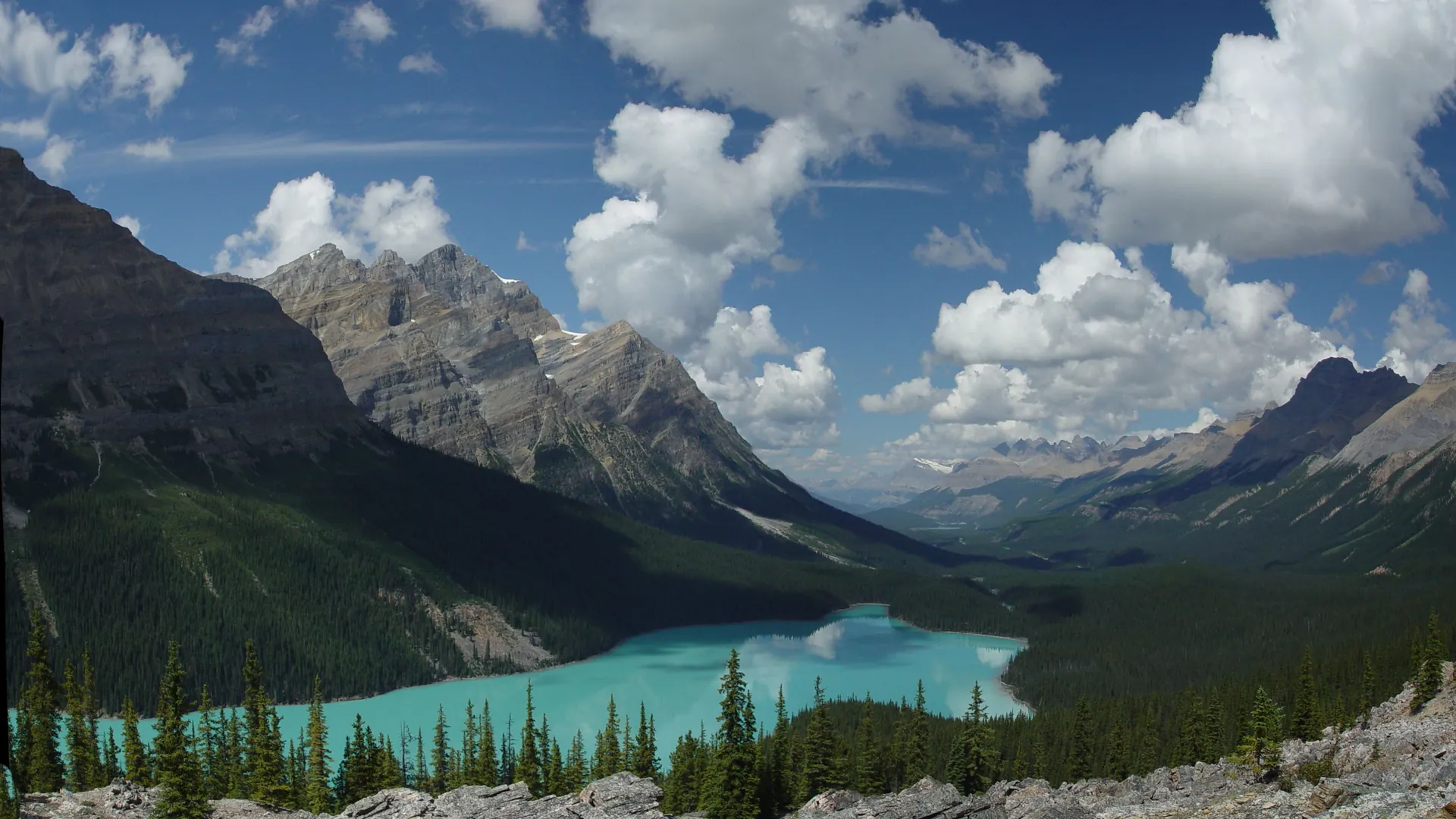 Peyto Lake landscape
