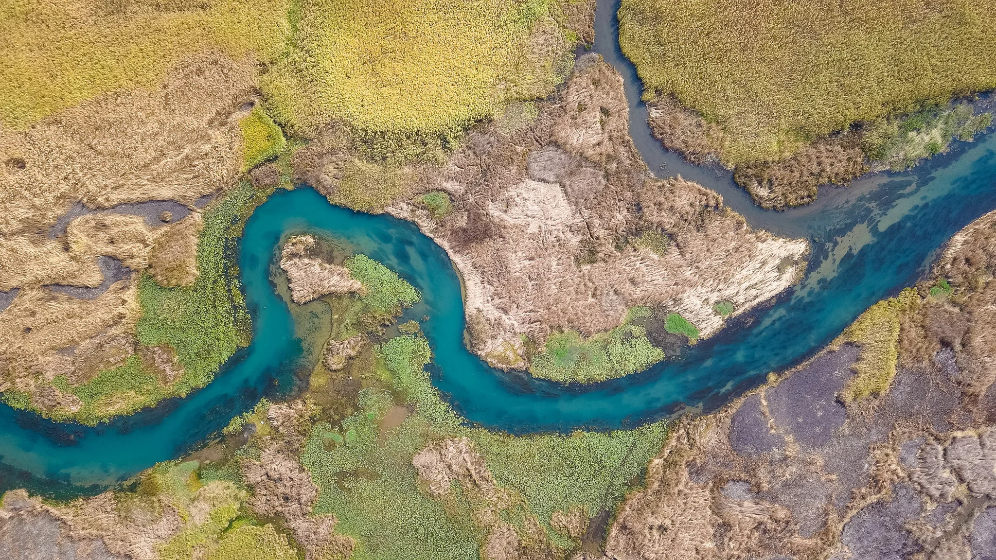 Rhône-Arve Confluence landscape