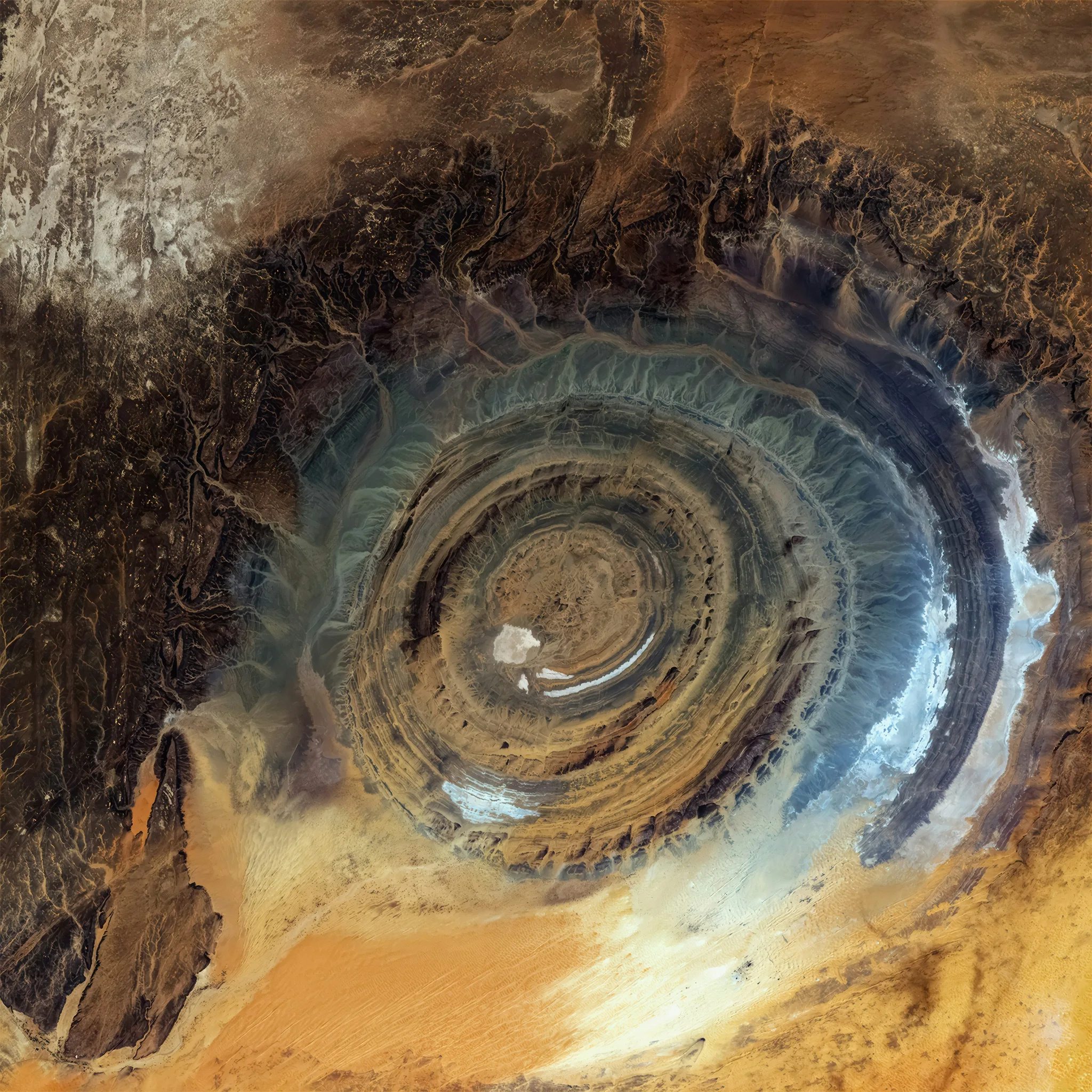 Richat Structure landscape