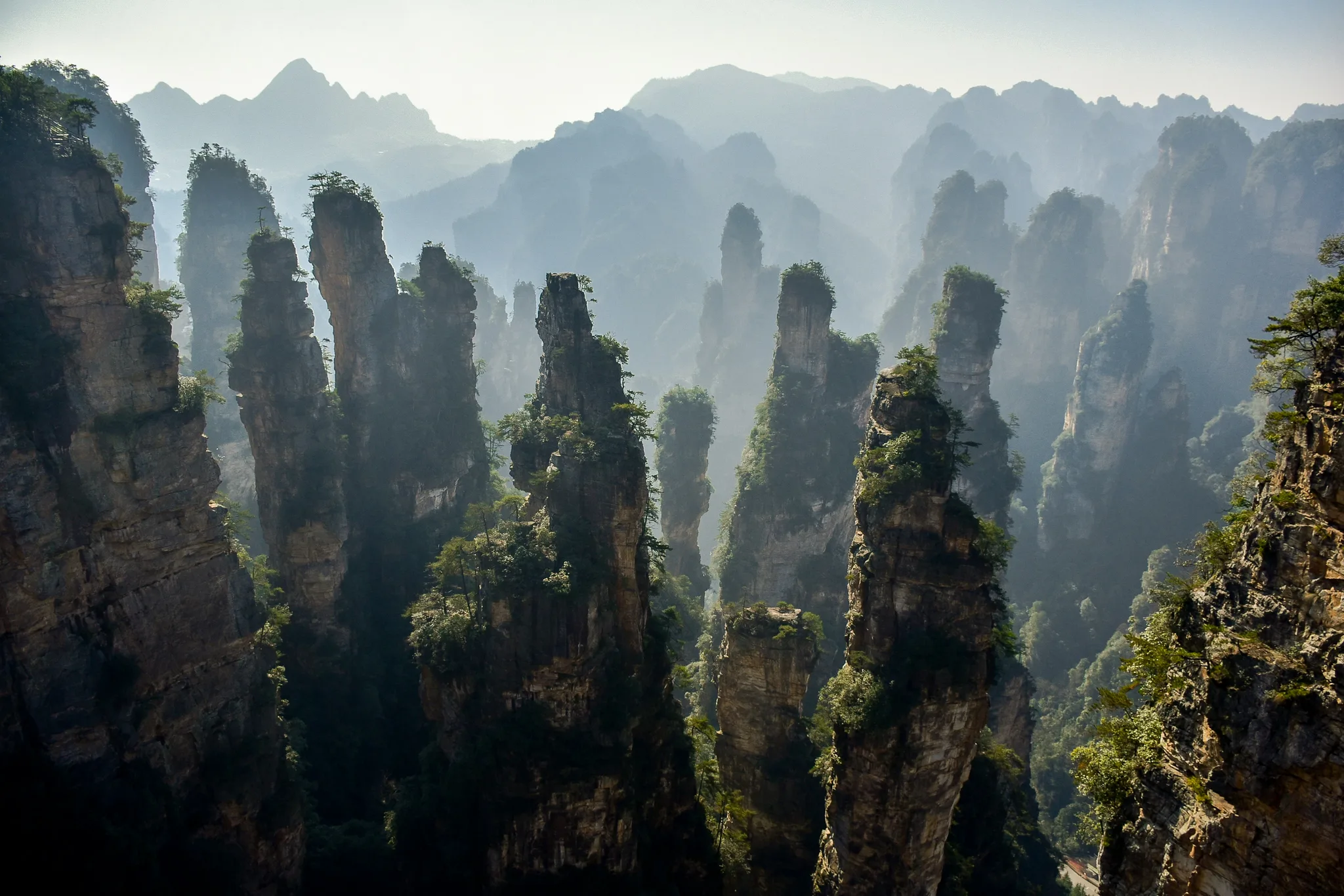 Tianzi Mountains landscape